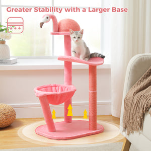 PAWZ Road 37.4" Flamingo Pink Cat Tree