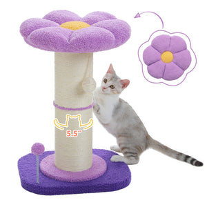 PAWZ Road 23.6-Inch Flower Cat Scratching Post