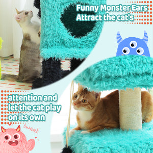 PAWZ Road Monster Cat Tree Blue & Purple