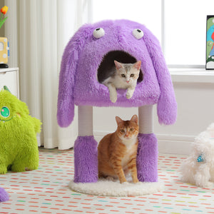 PAWZ Road Monster Cat Tree Blue & Purple