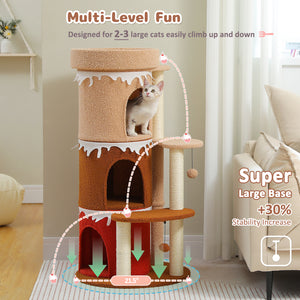 PAWZ Road 43" Cake Cat Tree