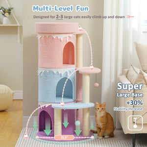 PAWZ Road 43" Cake Cat Tree