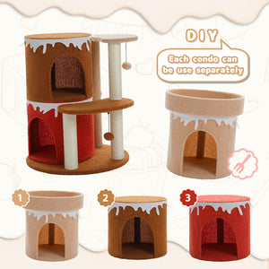 PAWZ Road 43" Cake Cat Tree