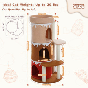 PAWZ Road 43" Cake Cat Tree