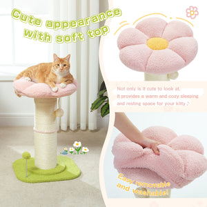 PAWZ Road 23.6-Inch Flower Cat Scratching Post