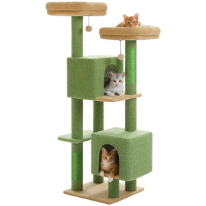 PAWZ Road Flower Cat Tree 52.4" for Indoor Cats